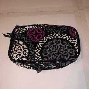 Vera Bradley Large Blush and Brush Travel Case